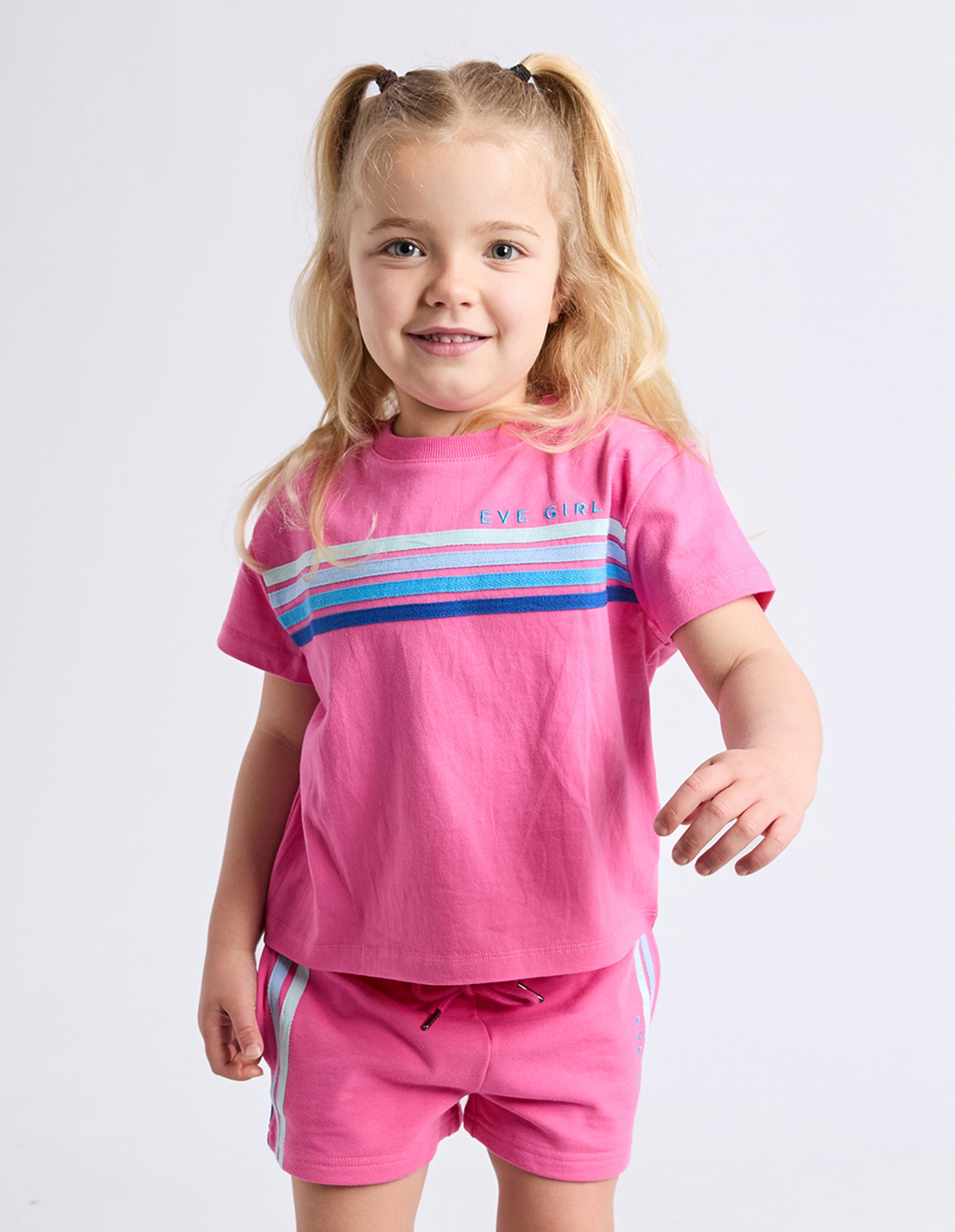 Eve Girl Junior Retro Tee - Pink