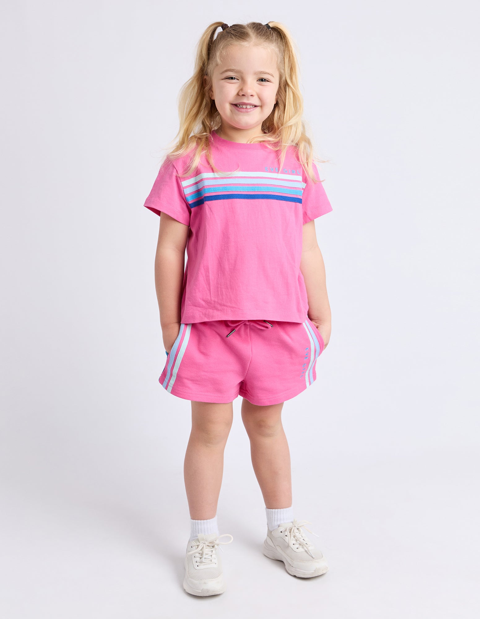 Eve Girl Junior Retro Fleece Short - Pink
