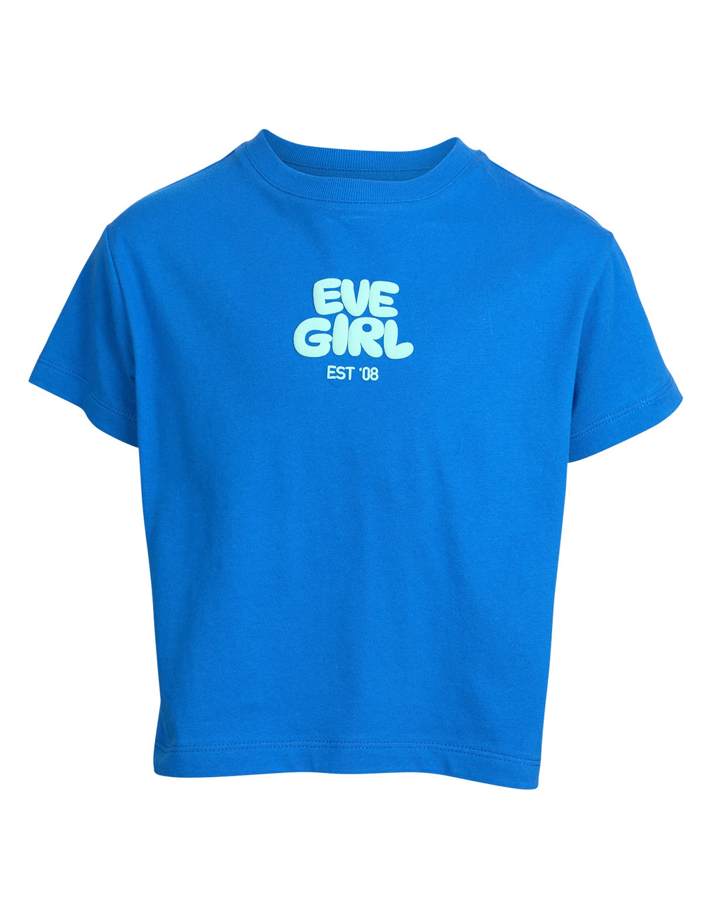Eve Girl Junior Sports Club Tee - Cobalt