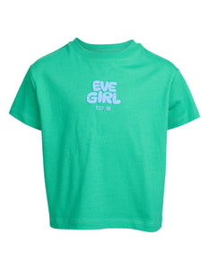 Eve Girl Junior Sports Club Tee - Green