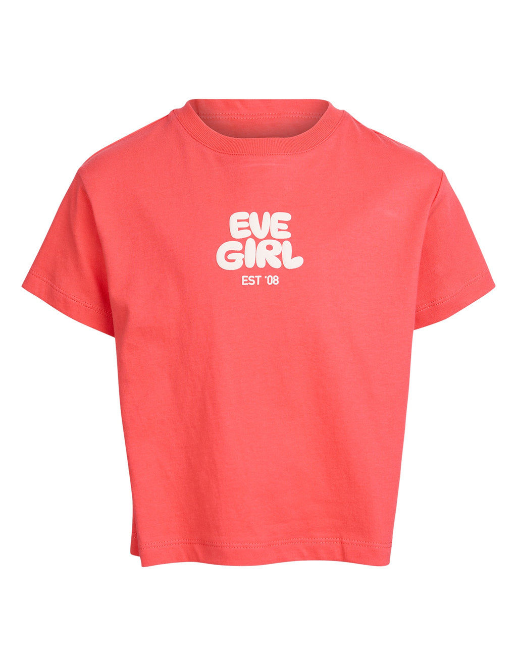 Eve Girl Junior Sports Club Tee - Red