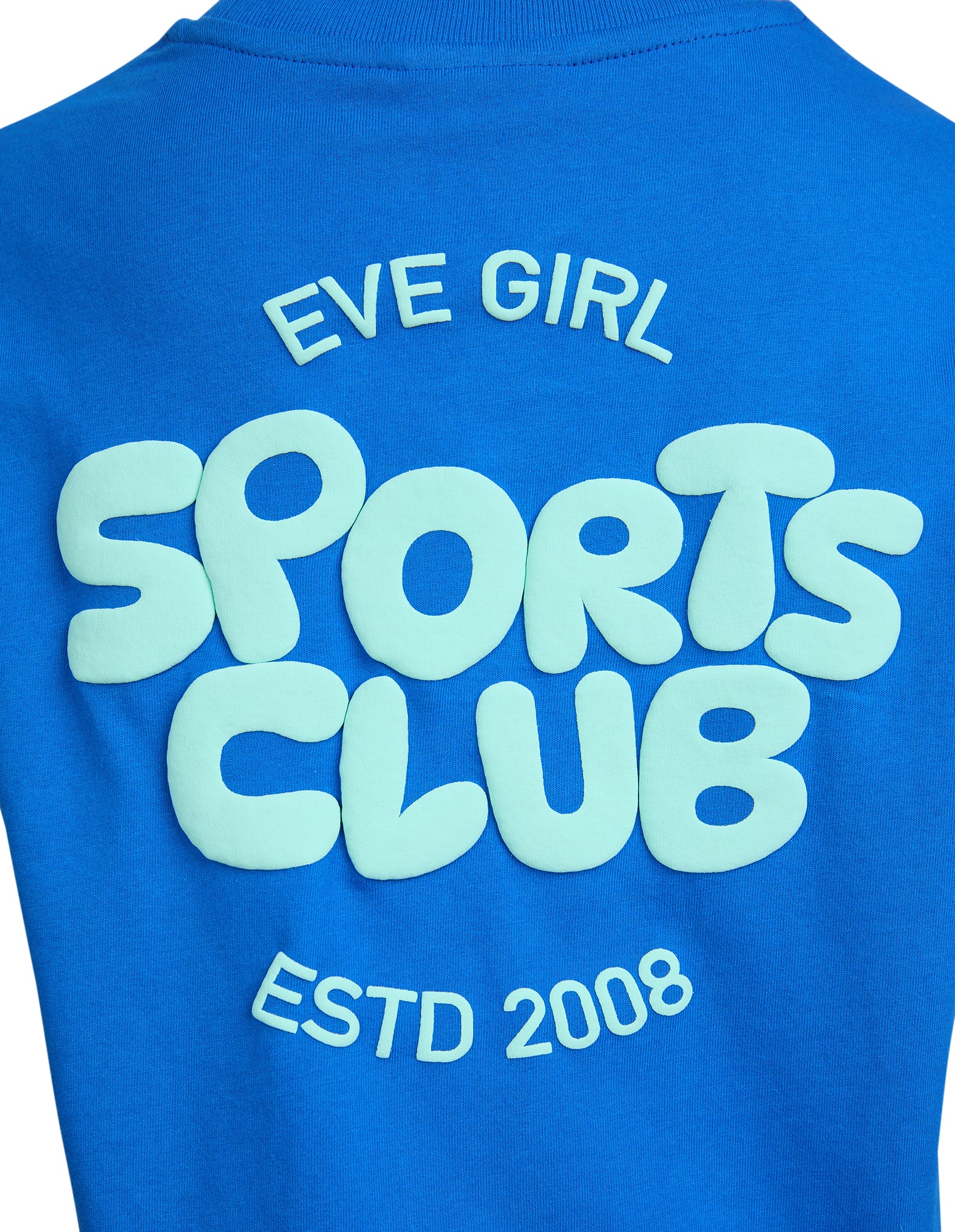 Eve Girl Junior Sports Club Tee - Cobalt