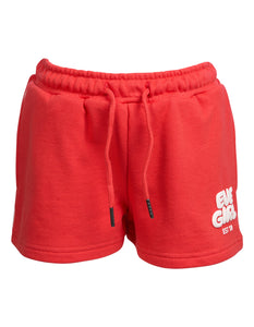 Eve Girl Junior Sports Club Fleece Short - Red