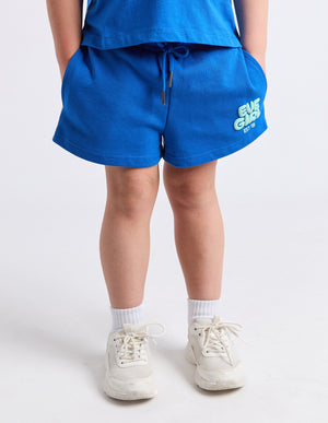 Eve Girl Junior Sports Club Fleece Short - Cobalt