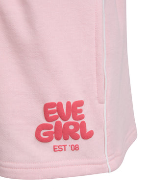 Eve Girl Junior Sports Club Fleece Short - Pale Pink