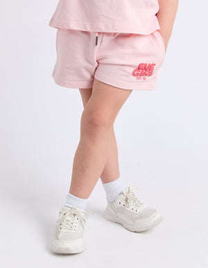 Eve Girl Junior Sports Club Fleece Short - Pale Pink