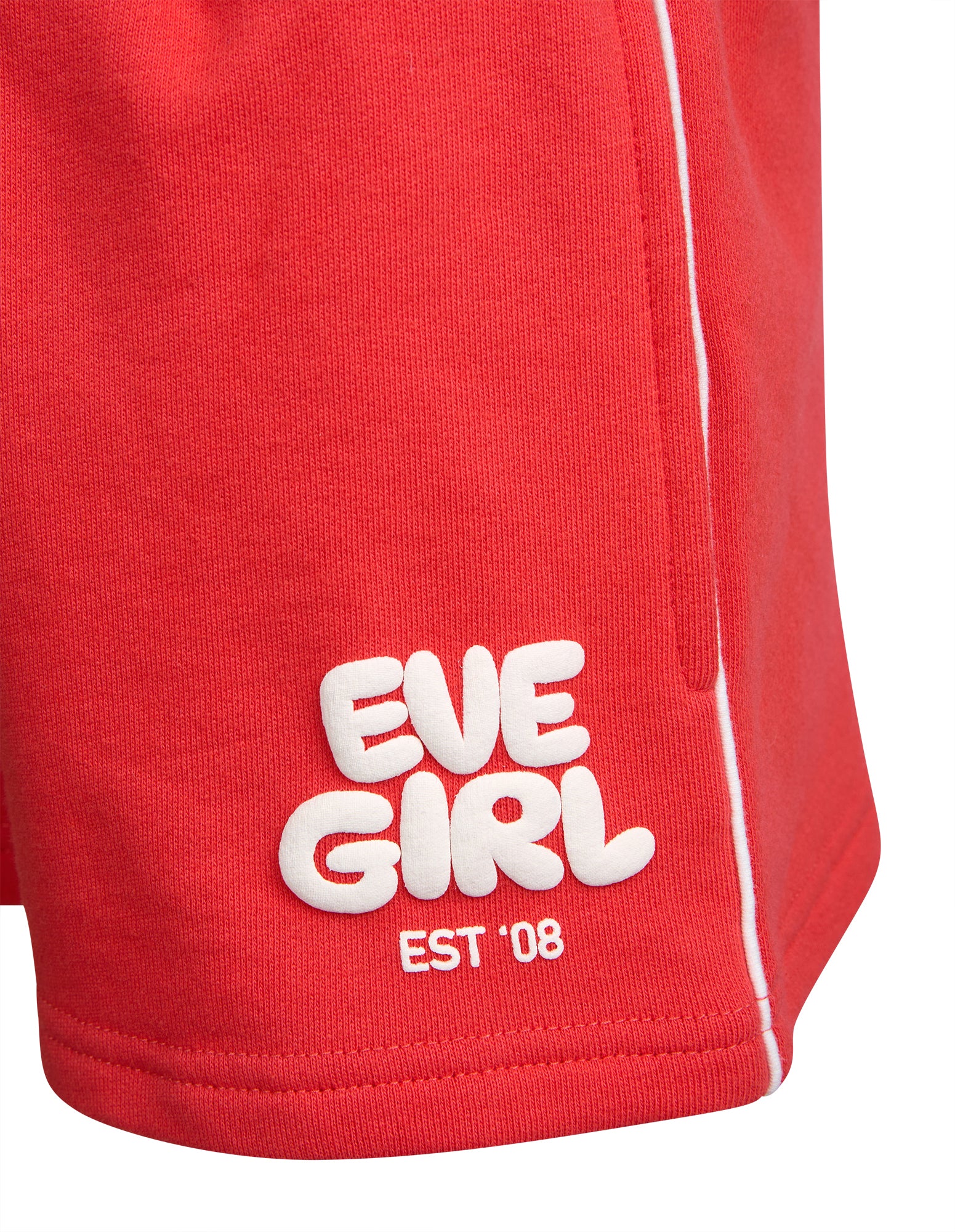 Eve Girl Junior Sports Club Fleece Short - Red
