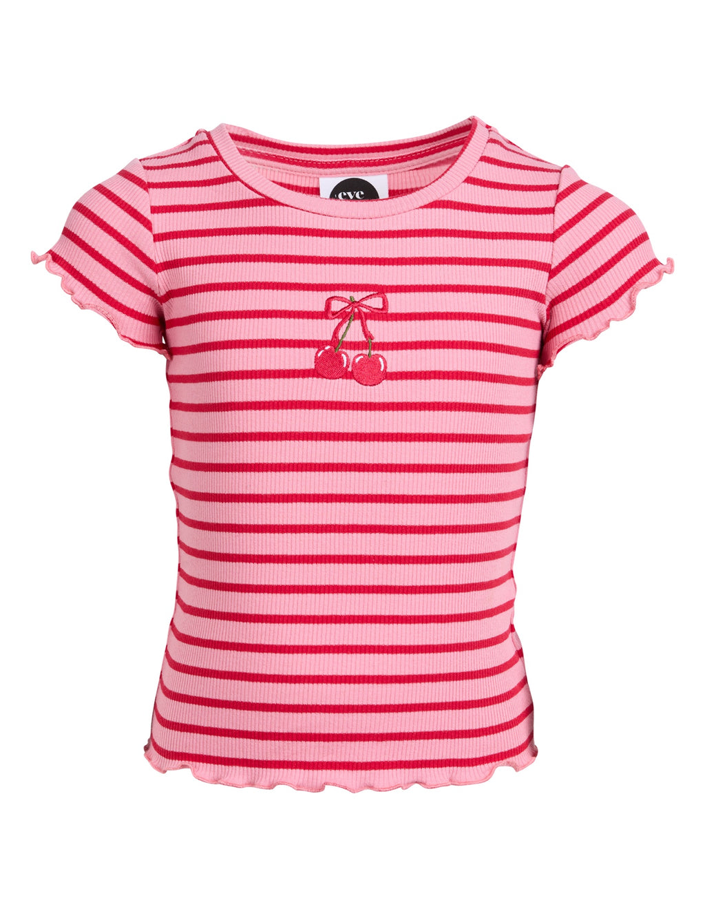 Eve Girl Junior Betty Rib Tee - Pink