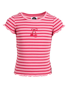 Eve Girl Junior Betty Rib Tee - Pink