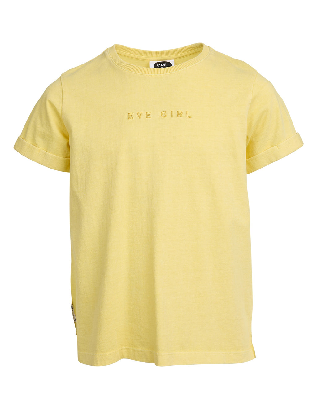 Eve Girl Junior Washed Tee - Lemon