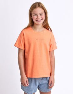 Eve Girl Junior Washed Tee - Peach
