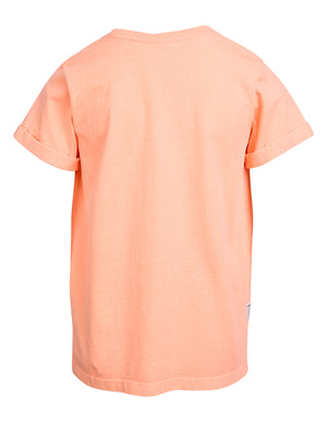 Eve Girl Junior Washed Tee - Peach