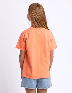 Eve Girl Junior Washed Tee - Peach