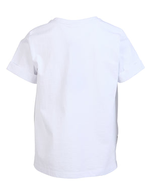 Eve Girl Junior Washed Tee - White