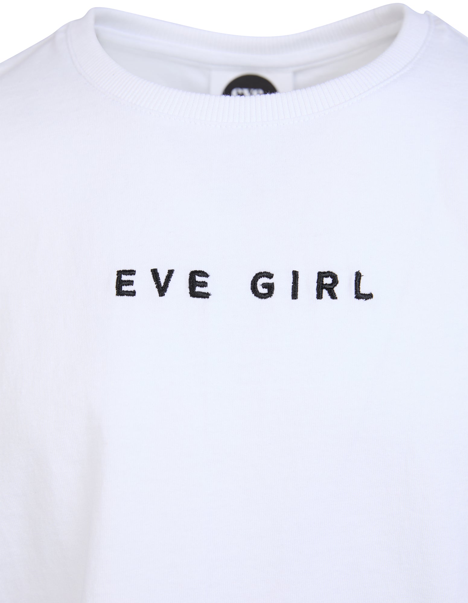 Eve Girl Junior Washed Tee - White