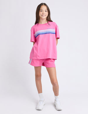 Eve Girl Tween Retro Tee - Pink