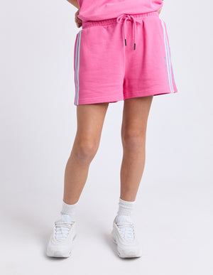 Eve Girl Tween Retro Fleece Short - Pink