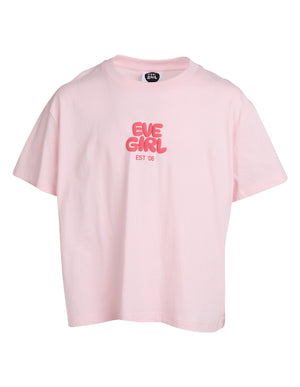Eve Girl Tween Sports Club Tee - Pale Pink