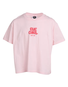 Eve Girl Tween Sports Club Tee - Pale Pink