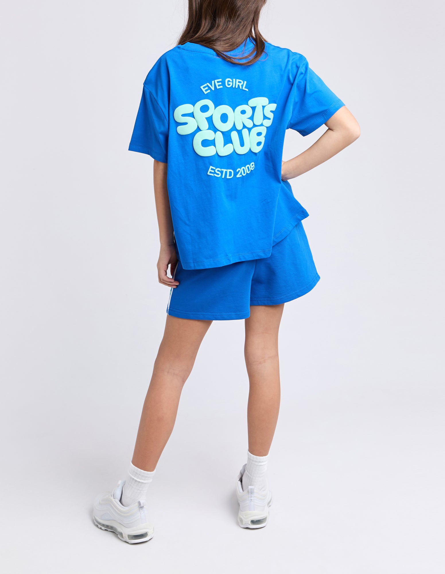 Eve Girl Tween Sports Club Tee - Cobalt