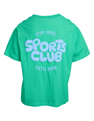 Eve Girl Tween Sports Club Tee - Green
