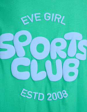 Eve Girl Tween Sports Club Tee - Green