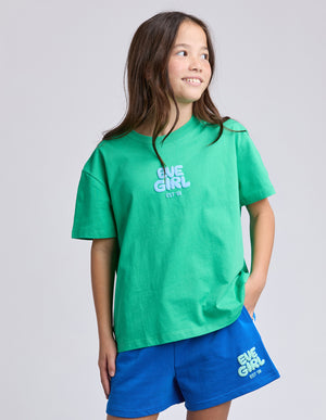 Eve Girl Tween Sports Club Tee - Green