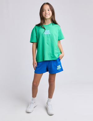 Eve Girl Tween Sports Club Tee - Green