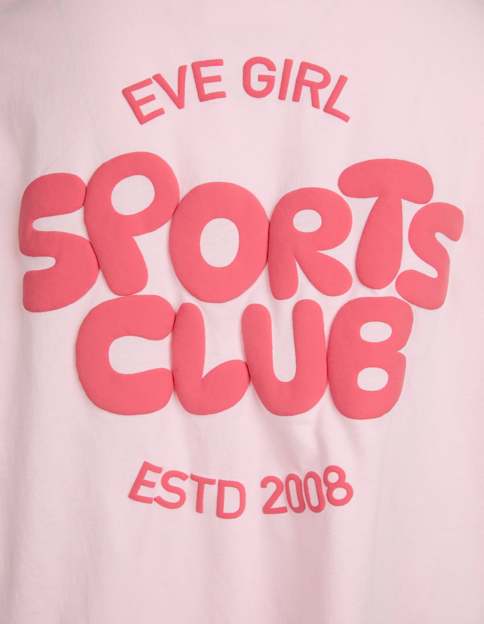 Eve Girl Tween Sports Club Tee - Pale Pink
