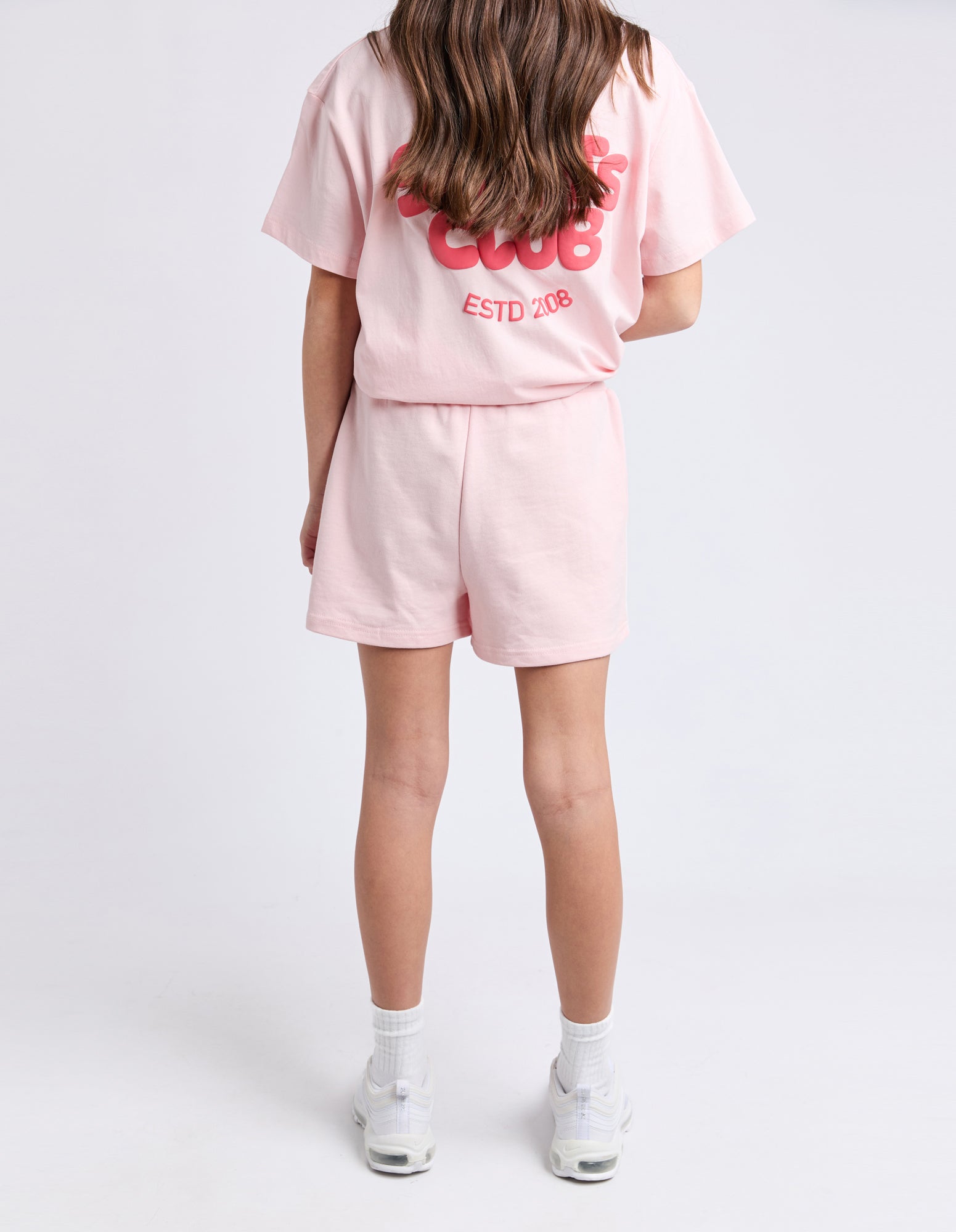 Eve Girl Tween Sports Club Fleece Short - Pale Pink