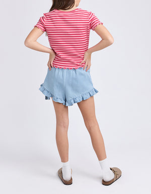 Eve Girl Junior Betty Rib Tee - Pink