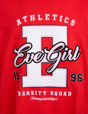 Eve Girl Tween Champion Tee - Red