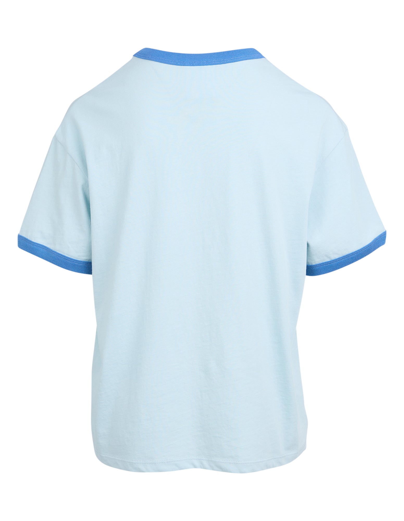 Eve Girl Junior Rodeo Ringer Tee - Light Blue