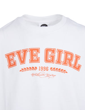 Eve Girl Junior Academy Tee - White