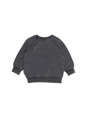 Huxbaby Dino Drums Sweatshirt - Washed Black