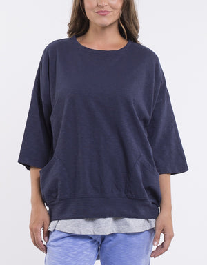 Elm Mazie Sweat - Navy