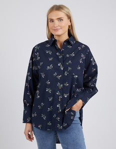 Elm Jolie Floral Shirt - Navy Floral
