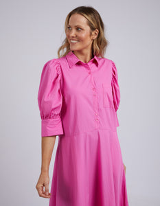 Elm Primrose Dress - Super Pink