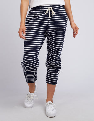 Elm Brunch Pant - Navy Stripe