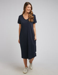 Elm Maeve Midi Dress - Navy