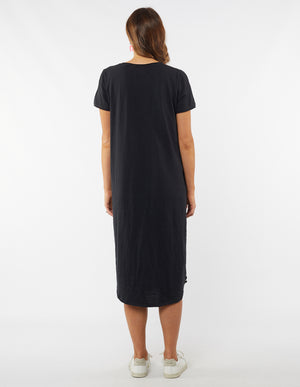 Elm Maeve Midi Dress - Black