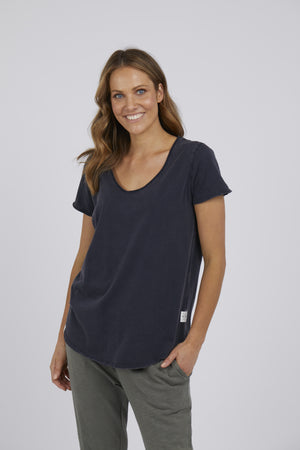 Elm Cloud Vee Tee - Navy