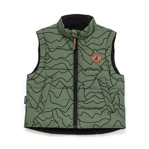 Crywolf Vest Reversible - Khaki/Alps